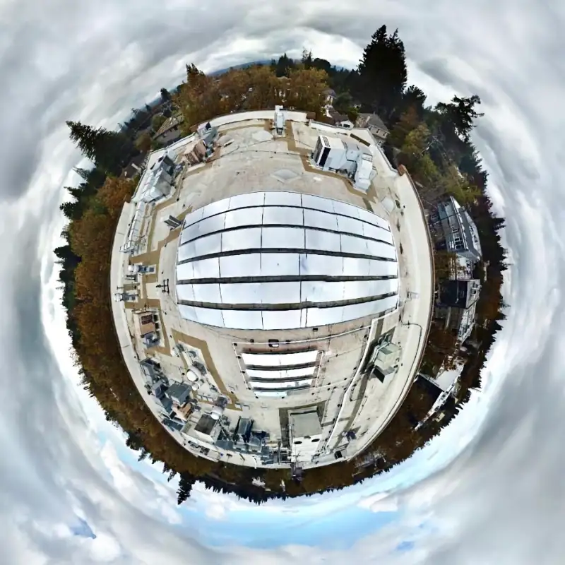 Aerial commercial location coverage