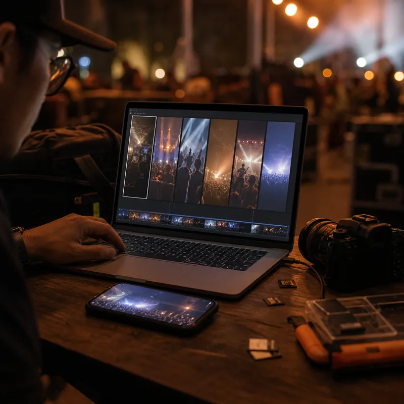 Event social content production